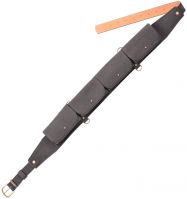 Патронташ «Люкс» К-12 на 24 патрона закрытый (черный)