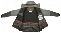 Костюм-поплавок зимний «Rescuer IV Prosport» (серый, зеленые молнии) - вид 20 миниатюра