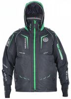 Костюм-поплавок зимний «Angler Prosport» (черный, зеленые молнии) - вид 1 миниатюра