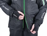 Костюм-поплавок зимний «Angler Prosport» (черный, зеленые молнии) - вид 10 миниатюра