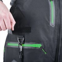 Костюм-поплавок зимний «Angler Prosport» (черный, зеленые молнии) - вид 17 миниатюра