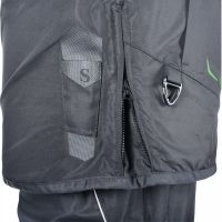 Костюм-поплавок зимний «Angler Prosport» (черный, зеленые молнии) - вид 9 миниатюра