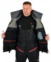 Костюм-поплавок зимний «Rescuer III Prosport» (зелёный, красные молнии) - вид 15 миниатюра