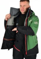 Костюм-поплавок зимний «Rescuer III Prosport» (зелёный, красные молнии) - вид 16 миниатюра