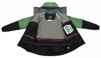 Костюм-поплавок зимний «Rescuer III Prosport» (зелёный, красные молнии) - вид 18 миниатюра