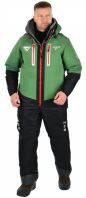 Костюм-поплавок зимний «Rescuer III Prosport» (зелёный, красные молнии) - вид 3 миниатюра