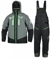 Костюм зимний «Arctic III Comfort» (серый, зеленые молнии) - вид 1 миниатюра